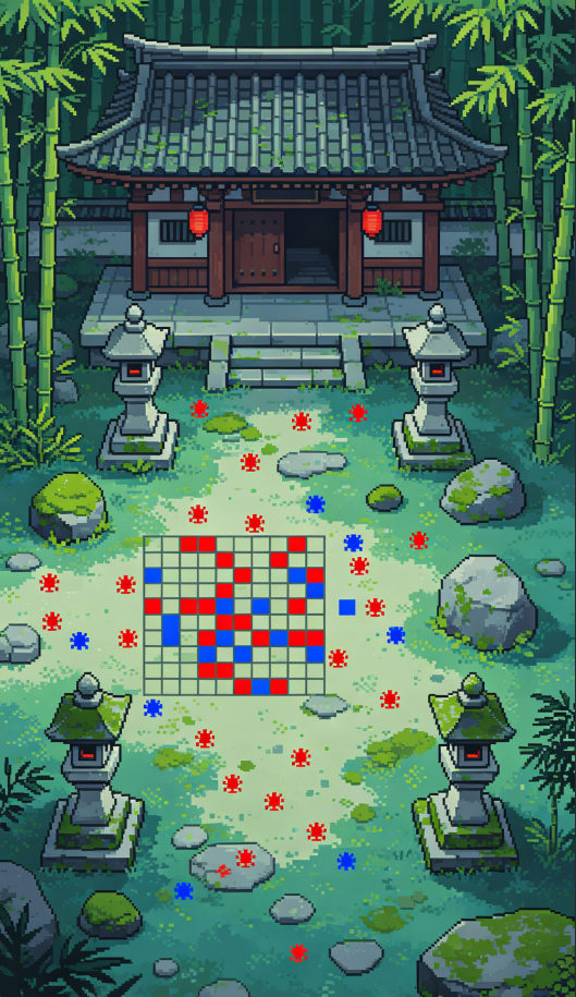 Ninja Courtyard Minesweeper - Image 2