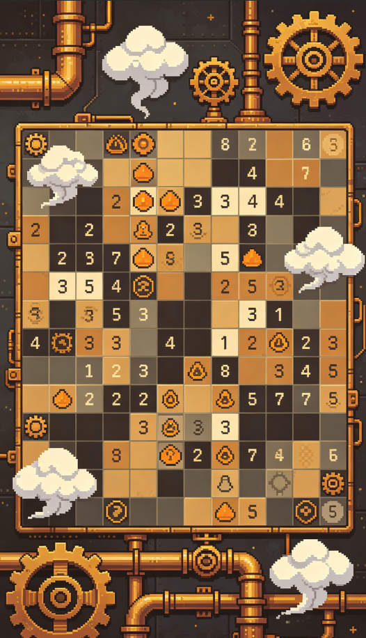 Minesweeper in Steampunk Dreamland