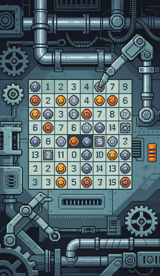 Robot Factory Minesweeper
