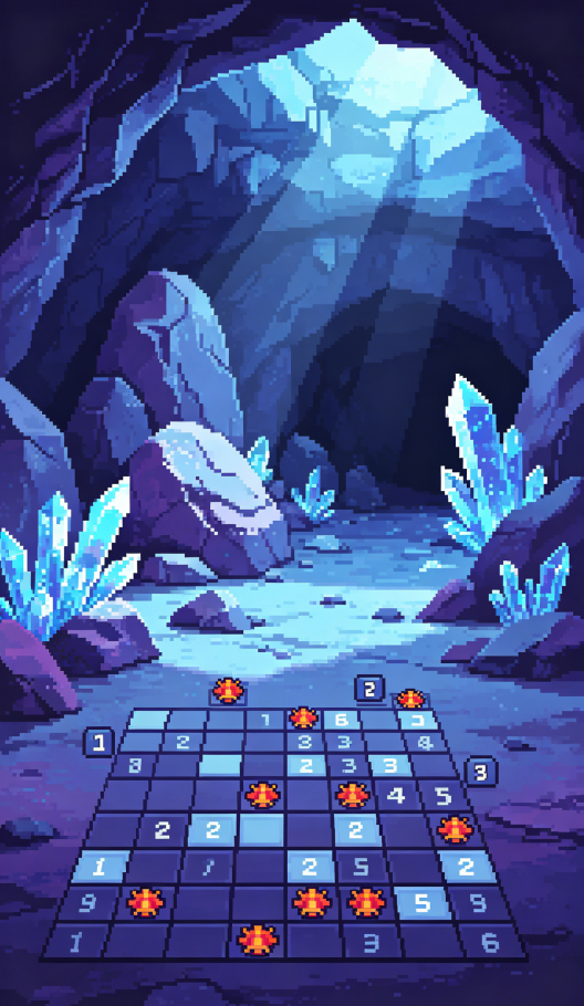 Crystal Cave Minesweeper